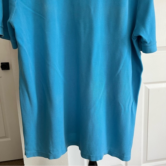 Lacoste Blue Vintage Washed Polo Shirt Mens Sz EU 8 US XXL - Picture 7 of 15